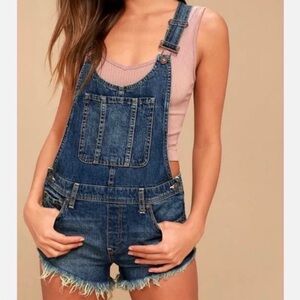 We The Free Classic Blue Jean Overalls